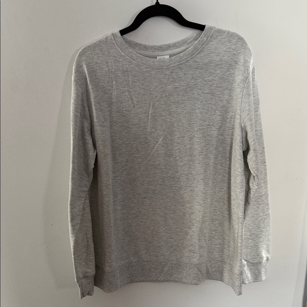 Gray Crew Neck Sweater